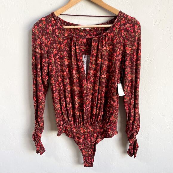 NWT Free People Kaya Floral Bodysuit‎ - Picture 4 of 9